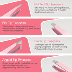 NXPPYY precision tweezers pointed for fine hair removal control
