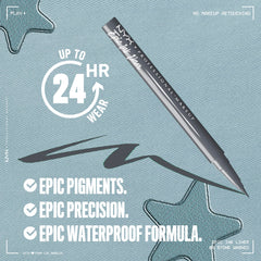 NYX Epic Ink Liner Grey shade swatch for smooth, saturated color.