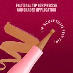 NYX Lip Lingerie Sculpting Lip Liner Stain waterproof formula endures daily wear