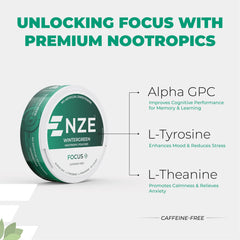 NZE Wintergreen pouch close-up with natural sweeteners Stevia and Xylitol