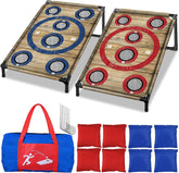 NZQXJXZ portable cornhole board set 3x2ft ready for backyard and indoor play