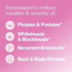 O Positiv FLO Acne packaging showcases gluten-free, non-GMO quality.