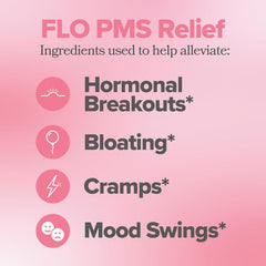 O Positiv FLO PMS Gummies close-up: chewy gummies with a pleasant fruit flavor.