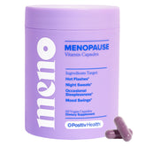 O Positiv MENO bottle on white, signaling simple daily menopause support.