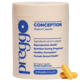 O Positiv Prego conception bottle with capsules for daily use in reproductive health support