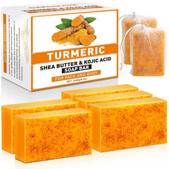 OAKDOLCHE turmeric kojic acid soap bar for the face; gentle cleansing and hydration.