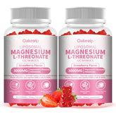 Oakevlp Liposomal Magnesium Threonate bottle displaying high-potency formula for daily support.