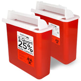 Oakridge sharps container 5-quart lid for safe home disposal