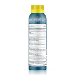Oars + Alps sunscreen spray bottle with mist for quick coverage.