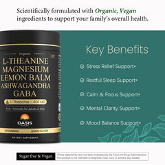 OASIS FORCE label-front of the pack highlights caffeine-free relaxing potential.