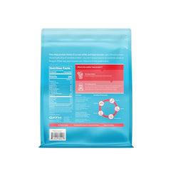 Oath Clear Whey ICY Blue Razz shake highlights light, fruity flavor for workouts.