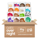 Oats Overnight Ultimate Variety Pack front view, convenient protein breakfast option