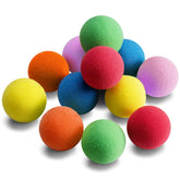 Oazoxcx soft foam balls in red, green, pink, and blue offer safe indoor play for kids.