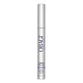 Obagi Nu-Cil serum bottle closeup for fuller-looking brows.