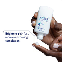 Obagi Nu-Derm Clear Fx cream jar displaying rich texture for clearer-looking skin