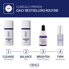 Obagi travel set face toner bottle delivering balanced skin and gentle toning.