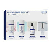 Obagi travel set foaming gel cleanser bottle for a refreshing cleanse on the go.