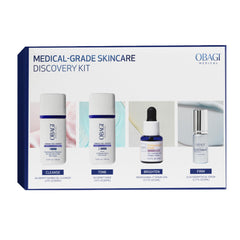 Obagi travel set foaming gel cleanser bottle for a refreshing cleanse on the go.