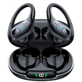 Occiam ANC earbuds in charging case showing easy USB-C recharge for long listening