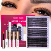Ocean Pearl DIY lash kit packaging enables an at-home salon-style look.
