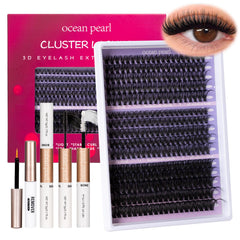 Ocean Pearl lash clusters 10-20mm offer natural to dramatic styling possibilities.