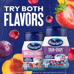 Ocean Spray Cran-Grape packaging display showing 96 servings.