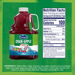Cran-Apple pour into a glass for a zingy, thirst-quenching moment.