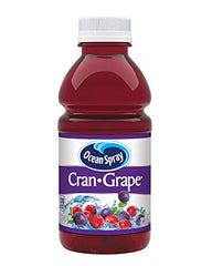 Ocean Spray Cran-Grape glass serve with vibrant color and refreshing aroma.