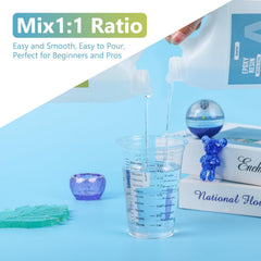 OcePor resin glossy-surface on a coaster shows durability and glass-like shine