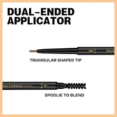 O'CHEAL dual-ended brow pencil design highlighted for quick shaping.