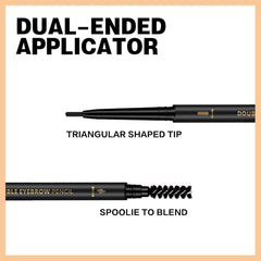 O'CHEAL eyebrow spoolie brush blends and grooms for a seamless finish.
