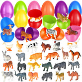 OCHIDO Easter eggs 24-pack with bright colors for easy egg hunts.