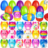 OCHIDO Easter egg with Axolotl squeeze toy for colorful sensory play