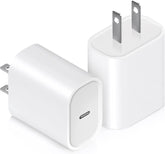 Ocupwei 20W USB-C charger block front view for fast charging on the go.