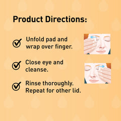 OCuSOFT Lid Scrub Oust focus on lashes and lids for thorough eyelid hygiene.