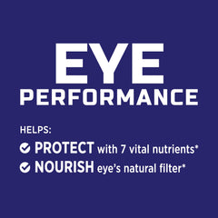 Ocuvite lutein-zeaxanthin-omega3 graphic emphasizes eye health nutrients.