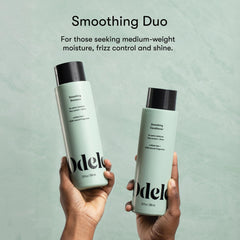 Odele smoothing conditioner bottle highlighting deep moisture and easy detangling.