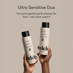Odele Ultra-Sensitive conditioner bottle offering lightweight moisture and detangling
