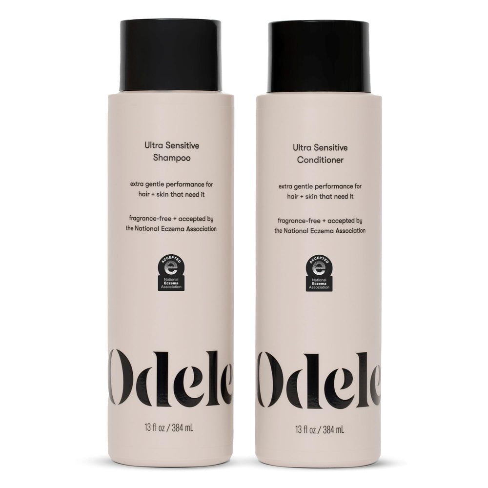 Odele Ultra-Sensitive shampoo bottle for gentle cleansing on sensitive hair