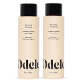 Odele volumizing shampoo bottle front showing weightless moisture and shine.