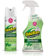 OdoBan 360-degree spray shown for versatile disinfecting anywhere