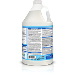 OdoBan concentrate being poured for dilution before cleaning tasks.