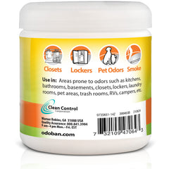 OdoBan solid odor absorber in pet space delivering citrus freshness long lasting
