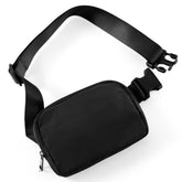 ODODOS mini belt bag with adjustable strap for versatile crossbody, waist, or shoulder wear.