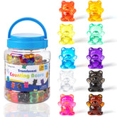 Odoorgames translucent counting bears in a 100-piece set for classroom math play