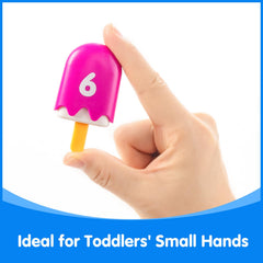 Odoorgames ice-pop shape popsicles support fine motor skills and coordination.