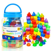 Odoorgames translucent shapes on a light table reveal color interactions for curious learners.