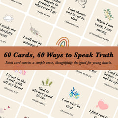 Odrano 62 scripture cards for children designed to boost memory and daily study