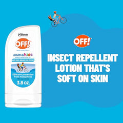 Hands applying OFF! insect repellent lotion for smooth, non-greasy protection