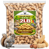 Office Roast raw peanuts in shell 2 lb for snacking and wildlife feed.